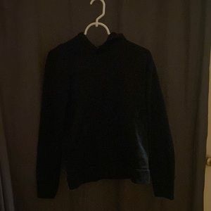 Black target hoodie